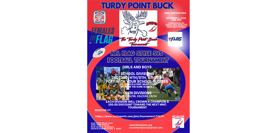 THE 30-POINT BUCK 5V5 FLAG FOOTBALL TOURNAMENT